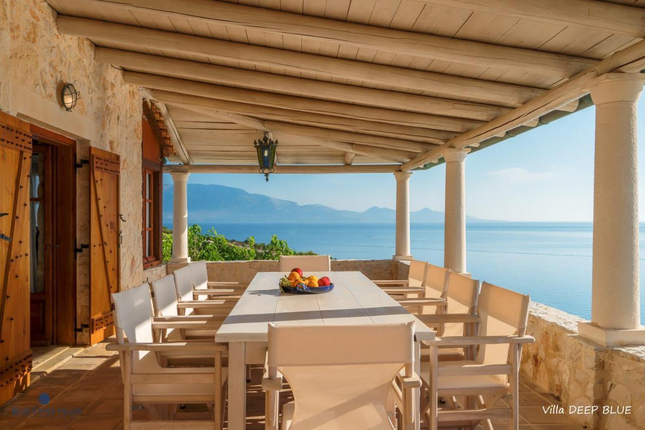 Blue Caves Villas - Exceptional Villas With Private Pools Direct Access To The Sea Koríthion Exterior photo