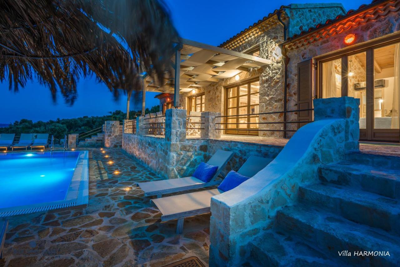 Blue Caves Villas - Exceptional Villas With Private Pools Direct Access To The Sea Koríthion Exterior photo